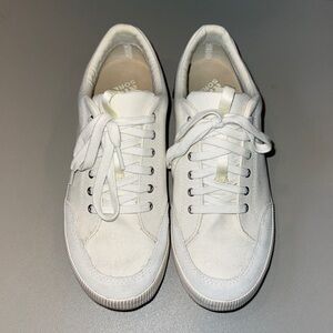 Sorel White and Tan Sneakers